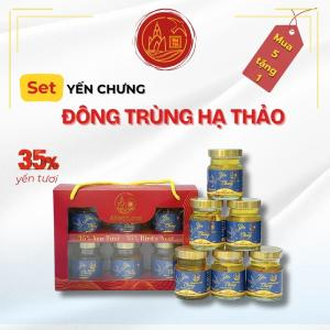 Set Yến Chưng Đông Trùng Hạ Thảo 6 Hũ