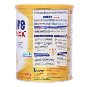 Sữa Bột Calosure America+ Lon 800gr (Người Tiểu Đường)